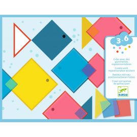 Des carrÃ©s magiques - crÃ©er avec des gommettes repositionnables