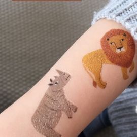 tatouages 'Jungle animals'
