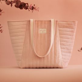 Sac de maternité Savanna velvet - Bloom pink