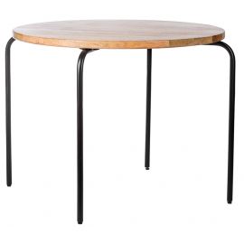 Table Circle noir