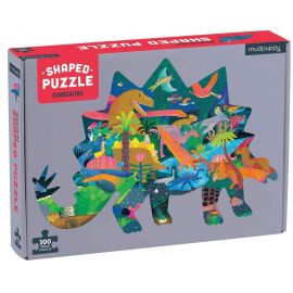 Puzzle silhouette - Dinosaures - 300 pcs