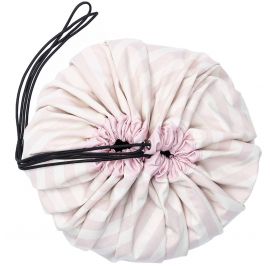 Sac de rangement - Rayures roses