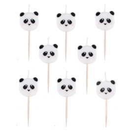 8 bougies - mini panda