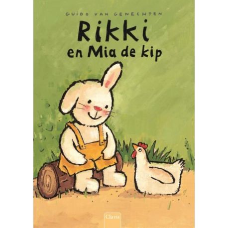 livre en néerlandais 'rikki en mia de kip'
