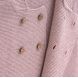 Gilet tricoté à capuche Garden Explorer - rose pâle