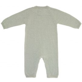 Combinaison tricoté longue Garden Explorer - aqua gris