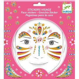 Stickers visages - Princesse or