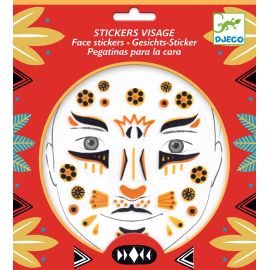 Stickers visages - Léopard