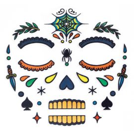 Stickers visages - Tête de mort