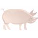 Set de assiettes - On the Farm pig