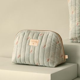 Trousse de toilette Holiday - small - white gatsby & antique green