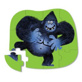 Mini puzzle - Go Gorilla - 12 pcs
