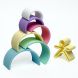 Set de jeux en silicone 6 Rainbow - pastel