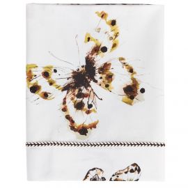 Drap lit bébé Fika Butterfly - offwhite - 110x140cm