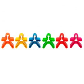 Set de jeux en silicone 6 Kids - néon