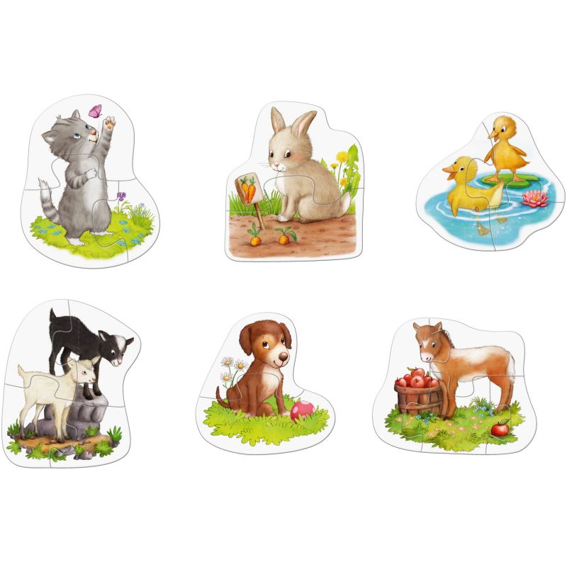 6 Premiers Puzzles Bebes Animaux Le Petit Zebre