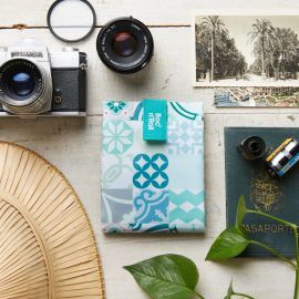 Pochette sandwich lavable et rÃ©utilisable Boc'n'Roll - Patchwork Green