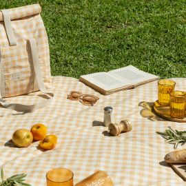 Nappe de picnic Sunshine - Melon vichy