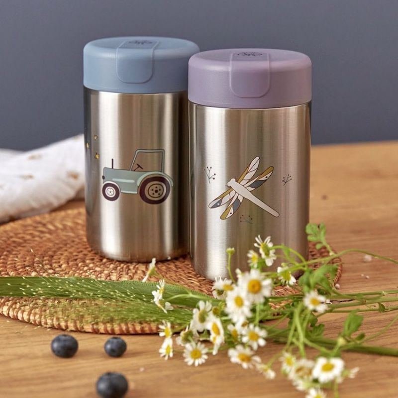 Thermos alimentaire isotherme en inox 0,6l