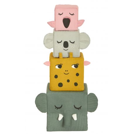 Roommate - Cubes à empiler - Jungle