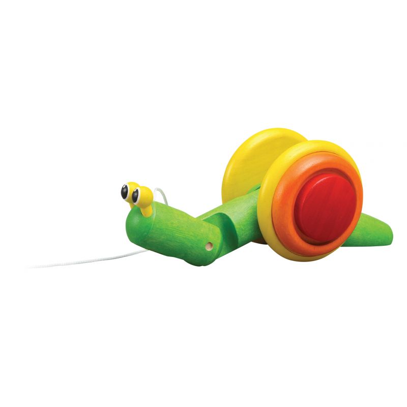 Plan Toys - Escargot à tirer - Le Petit Zèbre