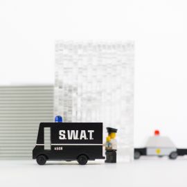 Véhicule jouet en bois Candyvan - SWAT Van