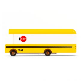 Véhicule jouet en bois - Cool bus