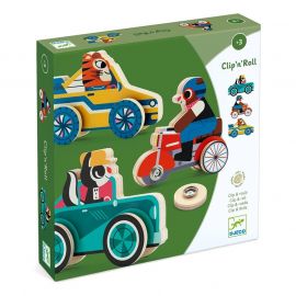 Jeu Ã©ducatif en bois - Clipacar