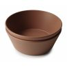 Set de 2 bols ronds - Caramel