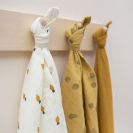 Langes en mousseline - 110x110cm - 2pcs - Tiny Turnip