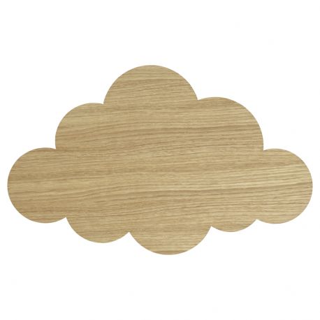 Applique nuage - Oiled Oak