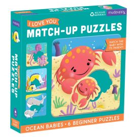 Puzzle Match-Up - Ocean Babies