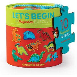 Puzzle Let's Begin - Dinosaurs - 2 pc
