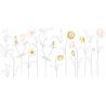 Sticker XL - Grandes fleurs sur tige