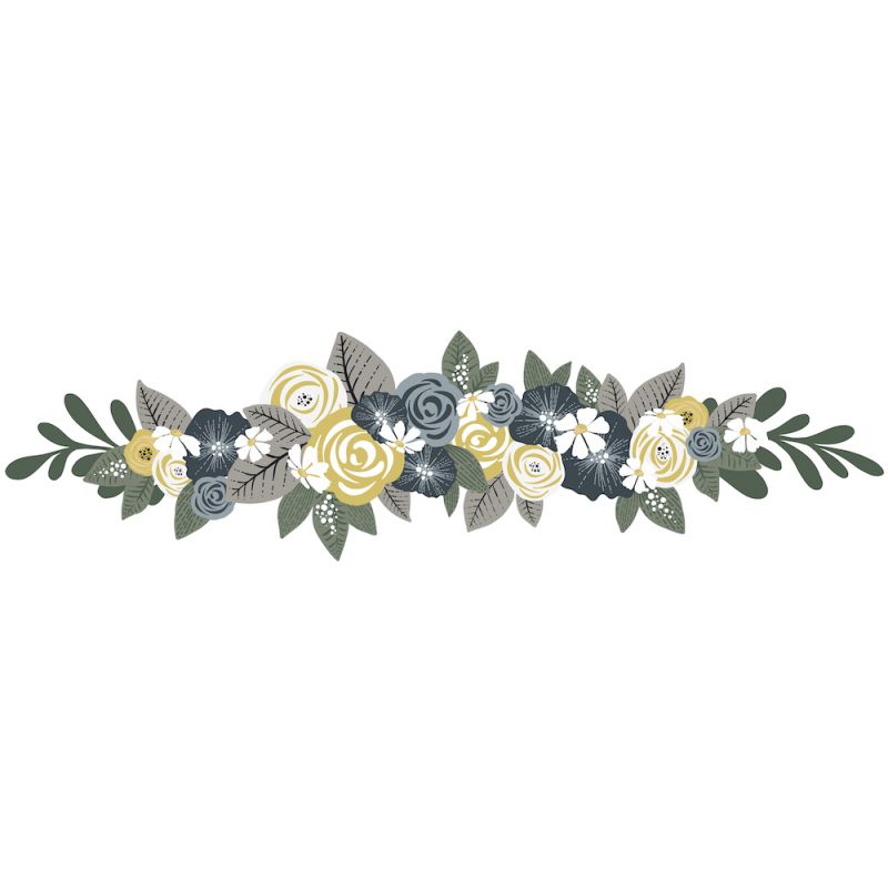 Lilipinso - Sticker - Frise Bouquet de fleurs - Le Petit Zèbre