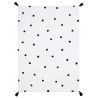 Tapis coton - Spots noir & blanc