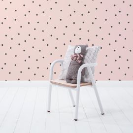 Papier peint - Minima - Playful dots - Pearl