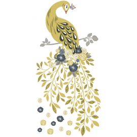 Sticker - Floral peacock
