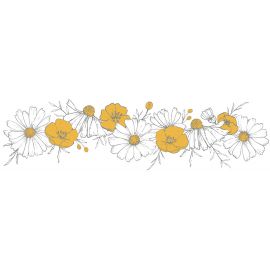 Sticker - Tresse de fleurs - Chamomille