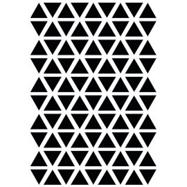 Planche de stickers A3 - Triangle - Noir