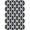 Planche de stickers A3 - Triangle - Noir