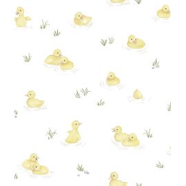 Papier peint - Yellow ducks