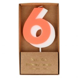 Bougie anniversaire numÃ©ro 6