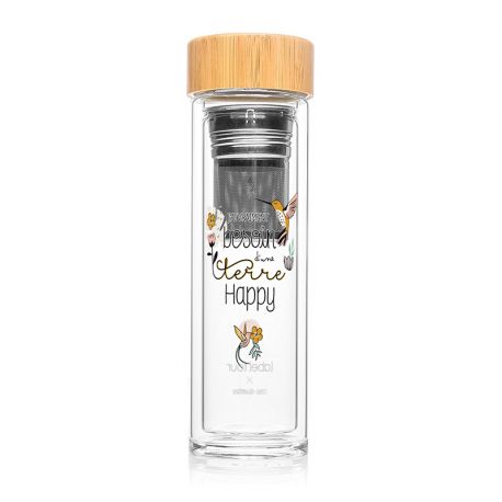 Bouteille infuseur nomade - Terre Happy