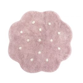 Tapis lavable Mini Biscuit - Vintage Nude - 90x90 cm