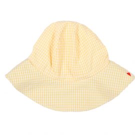 Chapeau de soleil - Small Vichy Yellow