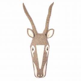 Masque africain en feutre Kaio - Antilope