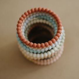 Set de 3 jouets de dentition Bracelets Mellow, Terracotta & Periwinkle