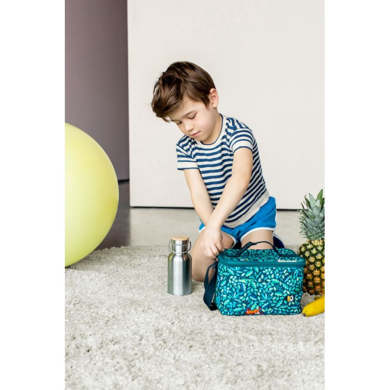 Pour le repas de votre enfant : joli sac isotherme Jungle, A Little Lovely  Company, pays-Bas - La Malle à Confettis