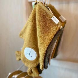 Lot de 2 gants de toilette (bébé - enfant) - Couleur perle - Coton bio –  Pimousse-store